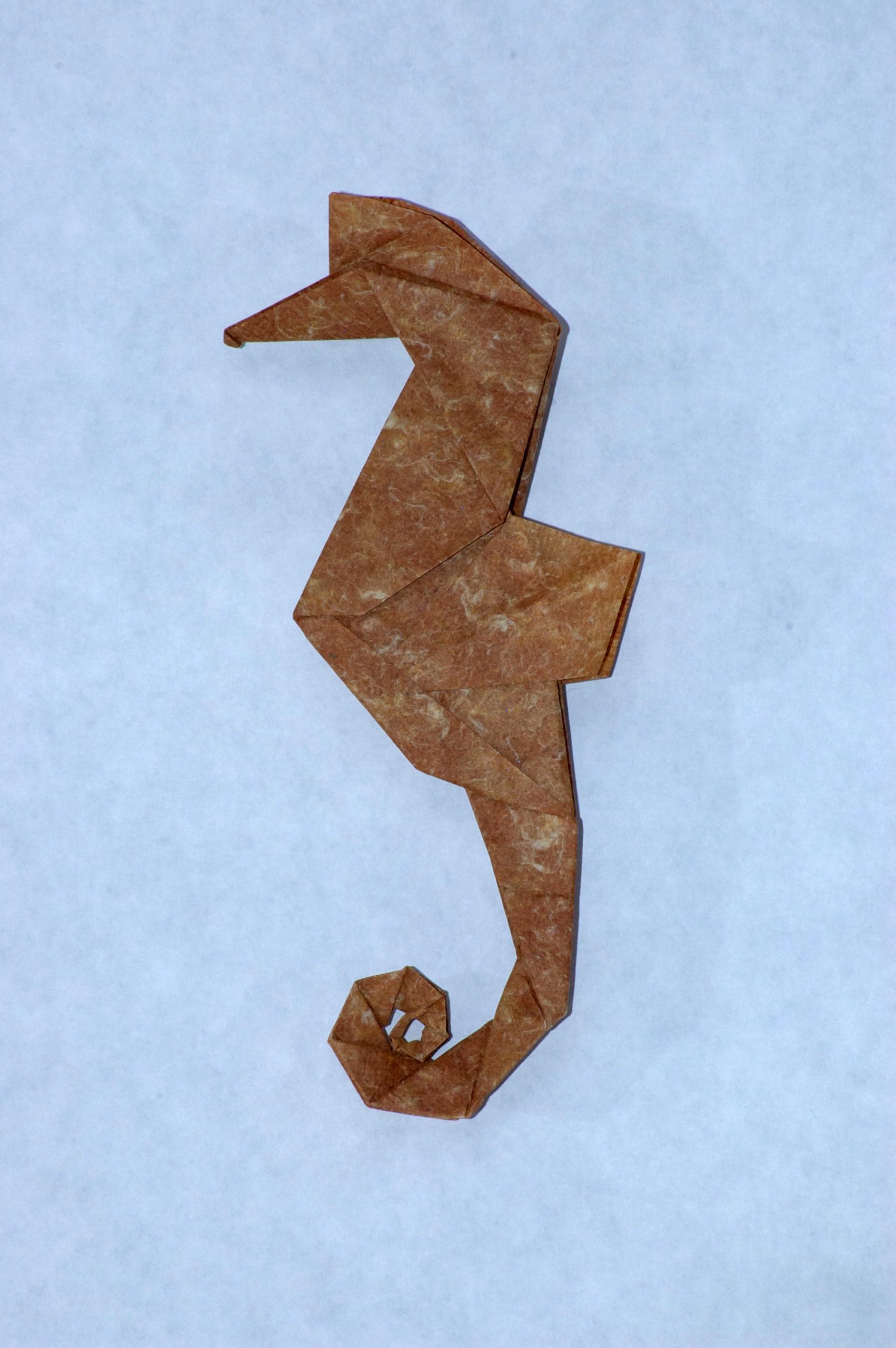 "A Seahorse for Al Miyatake" designed by Michael G. LaFosse